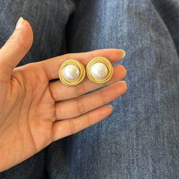 Vintage Pearl Studs