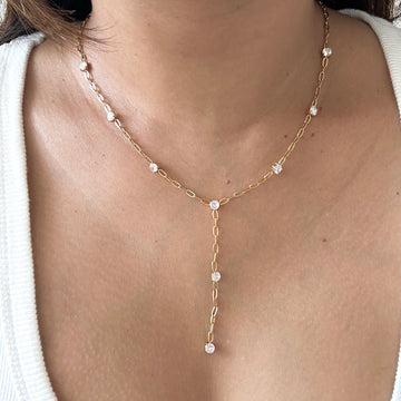 Cindrella Y Necklace