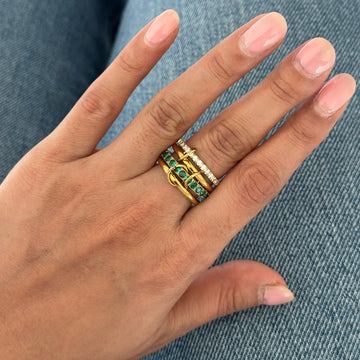 4 Stack ring -Green