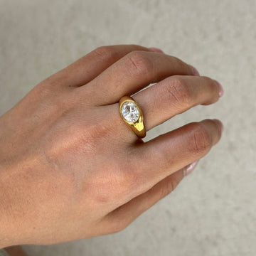 Golden Spark Ring