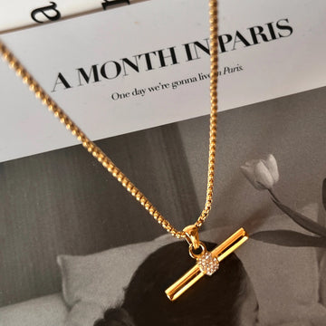 T-bar Pendant Necklace