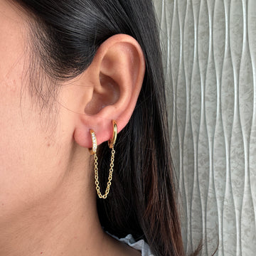 Ziya Chain Hoops