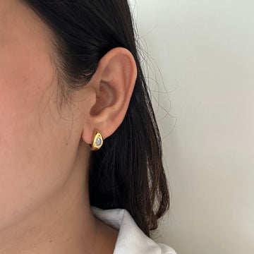 Mini Teardrop hoops