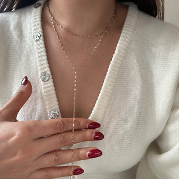 Serene Y Necklace