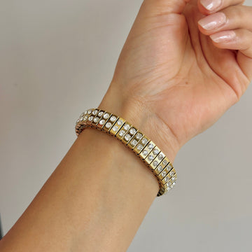 Golden Bling Italian Bracelet