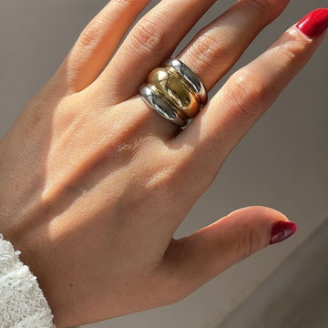 Paros chunky ring