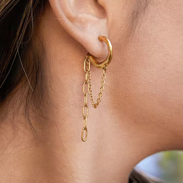 Celine Chain Hoops