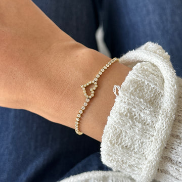 Heartie Tennis bracelet