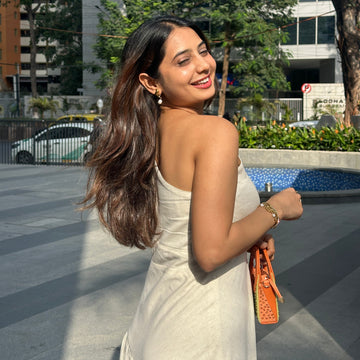 Twist pearl drop Earring