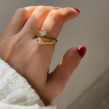 Double Star ring