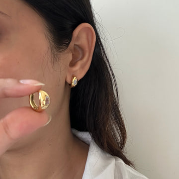 Mini Teardrop hoops