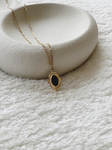Vintage black necklace