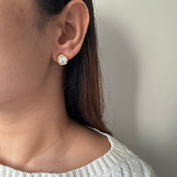 Haven diamond stud earring