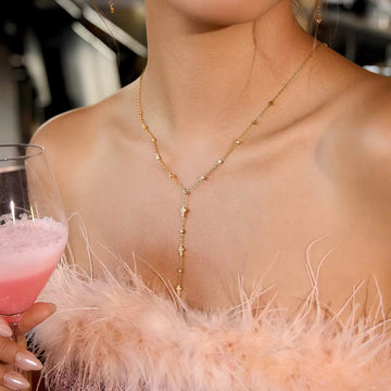 Faith Y Necklace