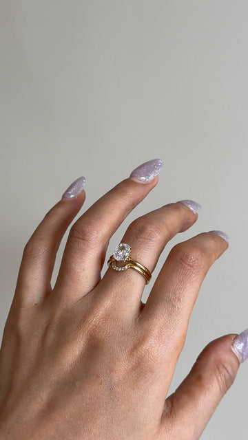 Solitaire diamond ring (Combo of 2 rings)