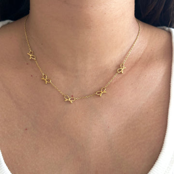 Lace Bow Necklace