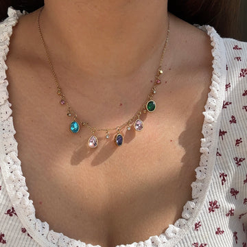 Sunkissed gem necklace