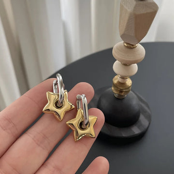 Y2K Star Drop Earring