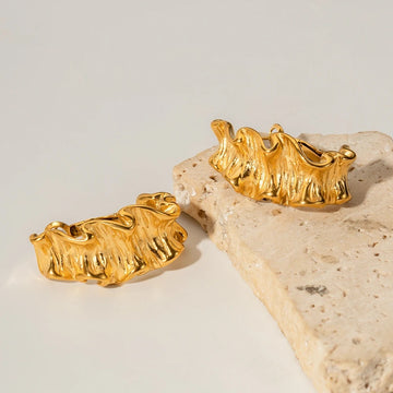 Irregular Gold Hoops