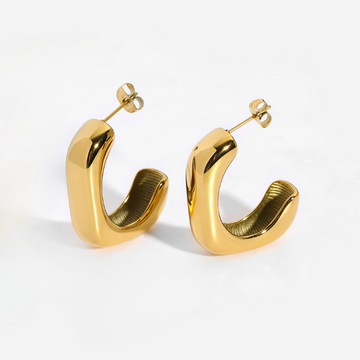 Open Square Earrings