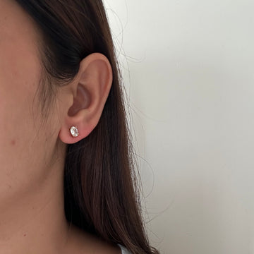 Classic Solitaire Stud Earring