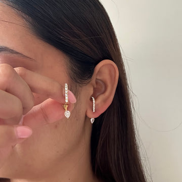 Needle drop Earring