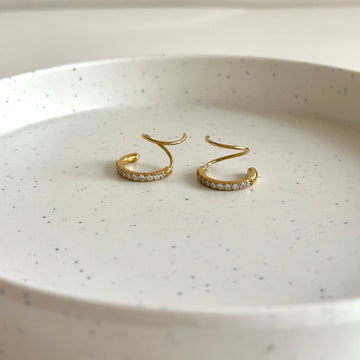 Swirl Duo Earring