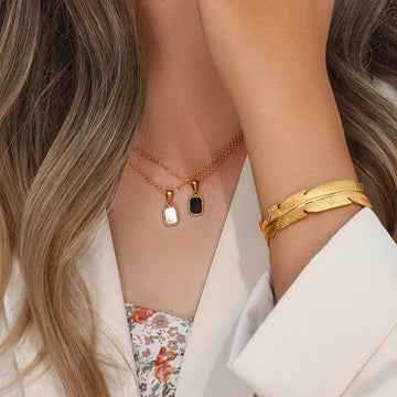Enamel Retro Necklace